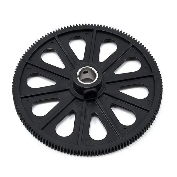 Align 500 Pro M0.6 Autorotation Tail Drive Gear (Black) (145T) 1
