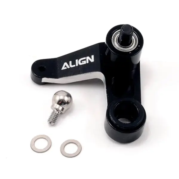 Align Metal Tail Rotor Control Arm Set (Black) 1