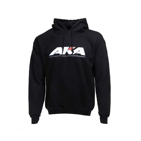 Aka Black Hoody Sweatshirt, Medium 1