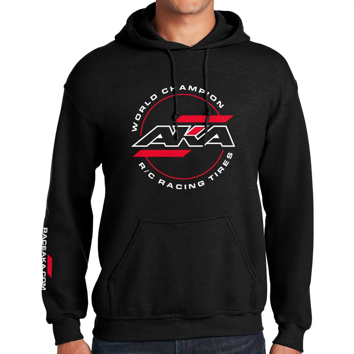 Aka Logo Black Hoodie 2023 1