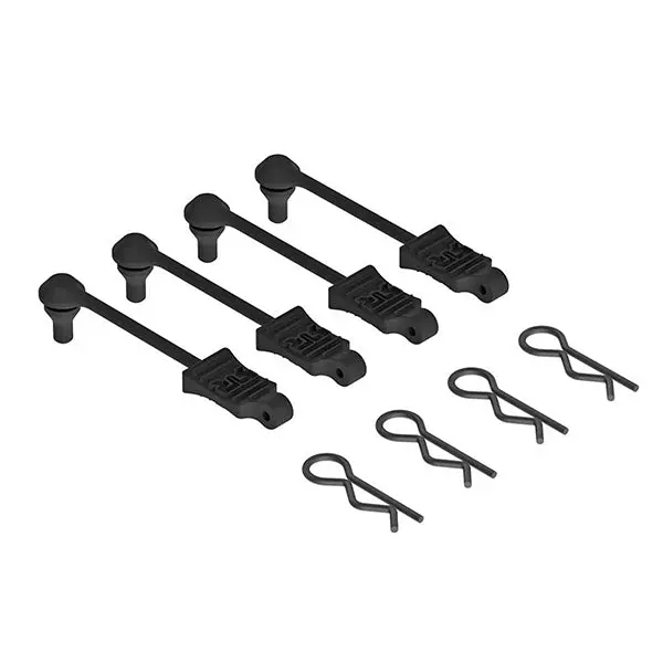 Arrma 1/10 Body Clip Retainer (Black) (4) 1
