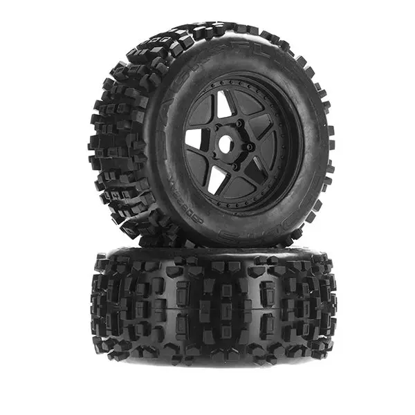 Arrma Dboots 'Back-Flip Mt 6S' Pre-Mounted Tires (Black) (2) 1