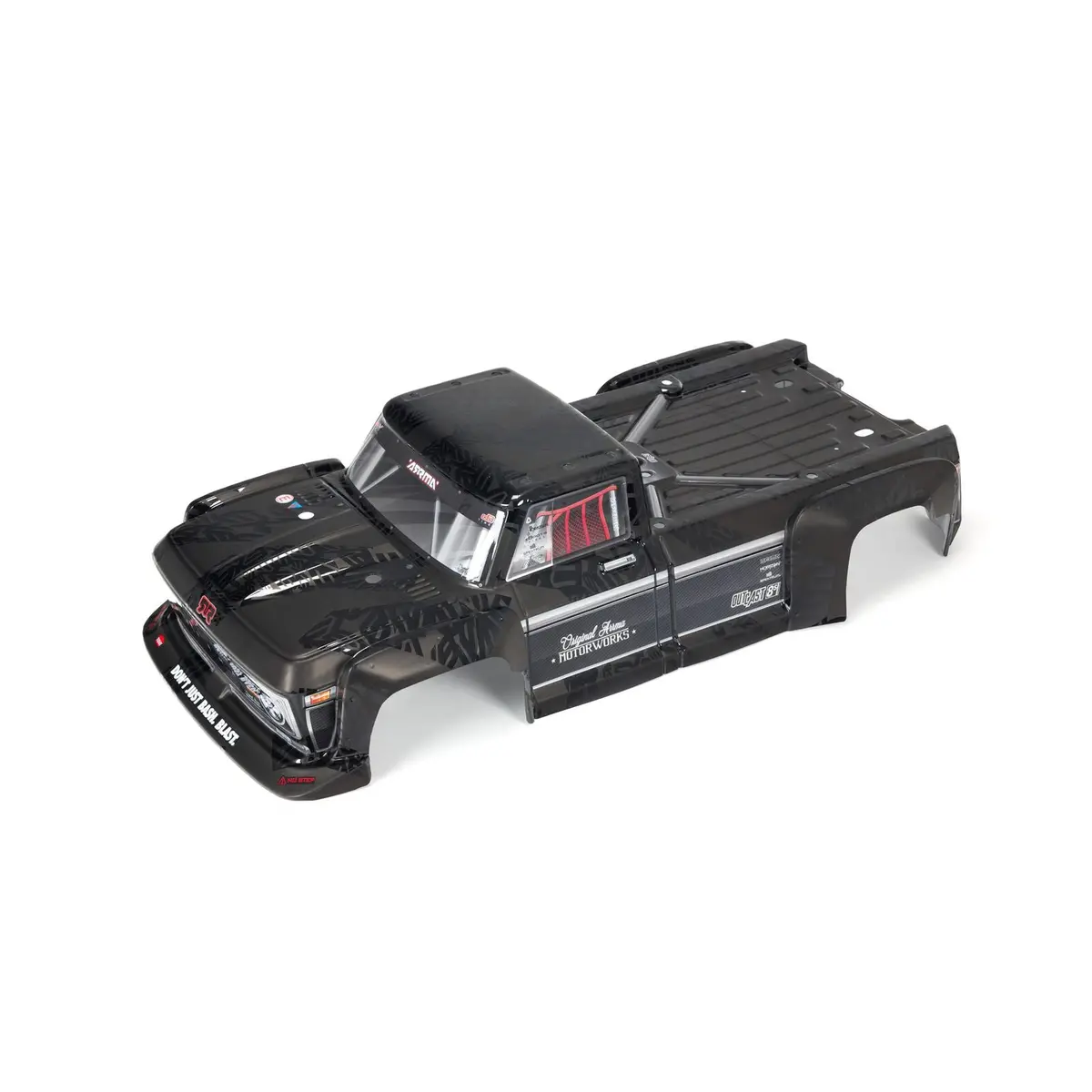 Arrma 1/5 Painted Body, Black: Outcast Exb 1