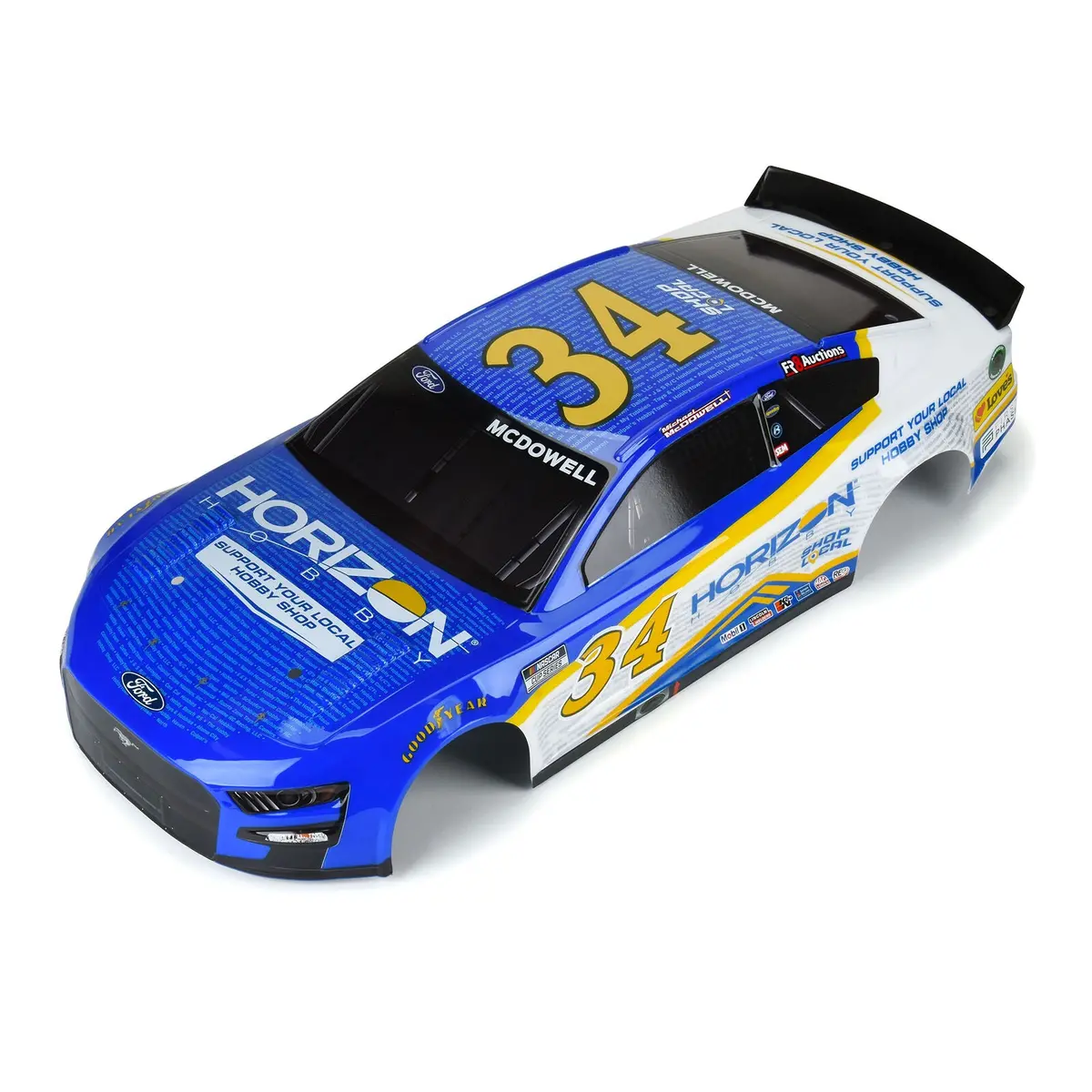 Arrma Limited Edition No.34 Ford Mustang Nascar Cup Series Body: Infraction 6S 1