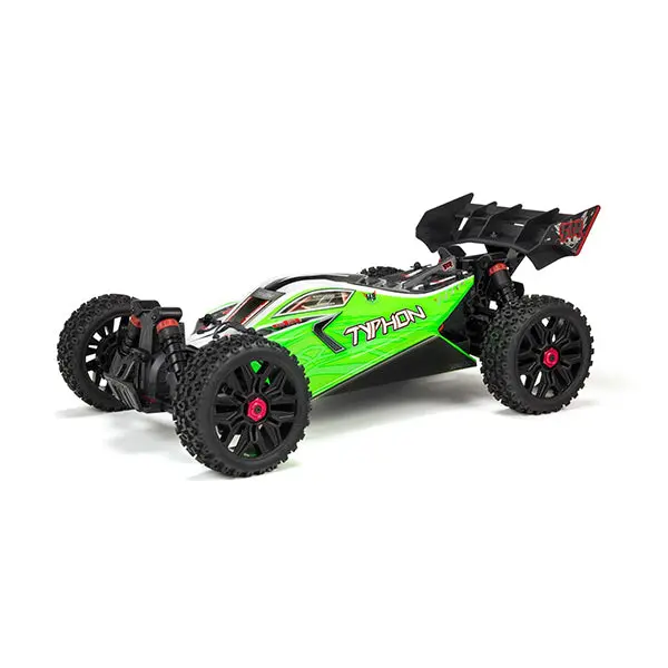 Arrma Typhon 4X4 V3 550 Mega Rtr 4Wd Buggy (Green) W/Spektrum Slt3 2.4Ghz Radio 1