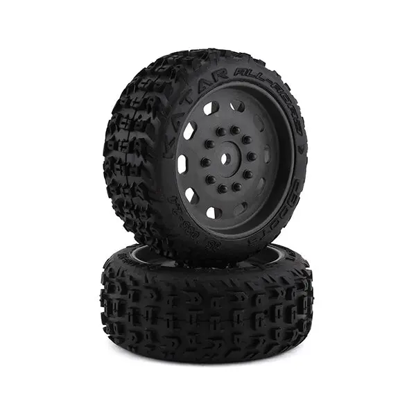 Arrma Dboots Katar 35/085 2.4 Pre-Mounted Tires (2) (Grey) W/14Mm Hex 1