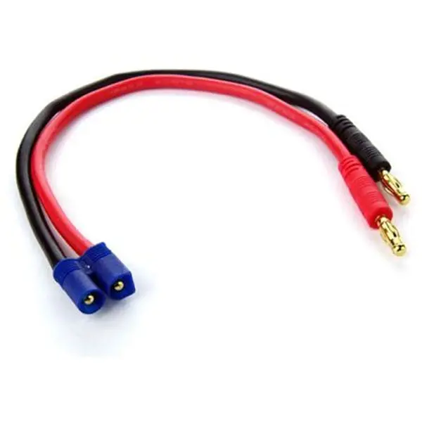 Common Sense Rc Lectron Pro Ec3 Charging Adapter With Banana Plugs 1