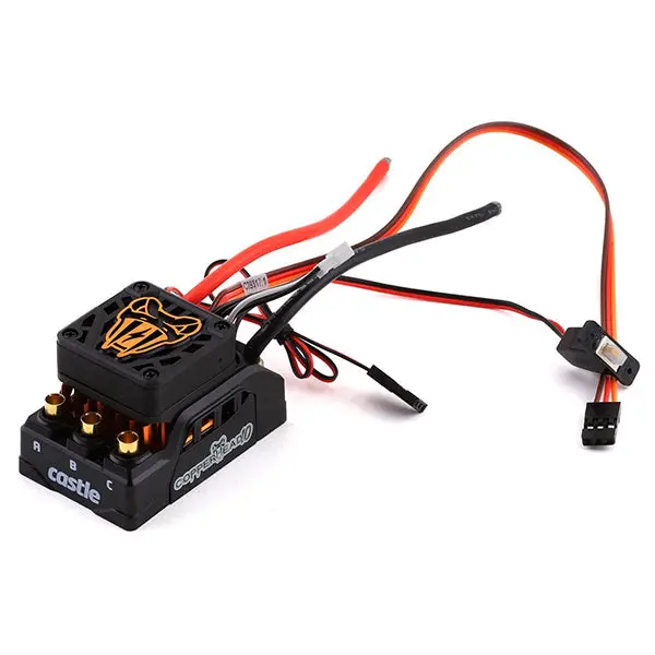 Castle Creations Copperhead 10 Waterproof 1/10 Scale Sensored Brushless Esc 1
