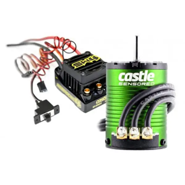 Castle Sidewinder Sw4 12.6V 2A Bec Wp Sl Esc 1406-7700 Sens Motor 1