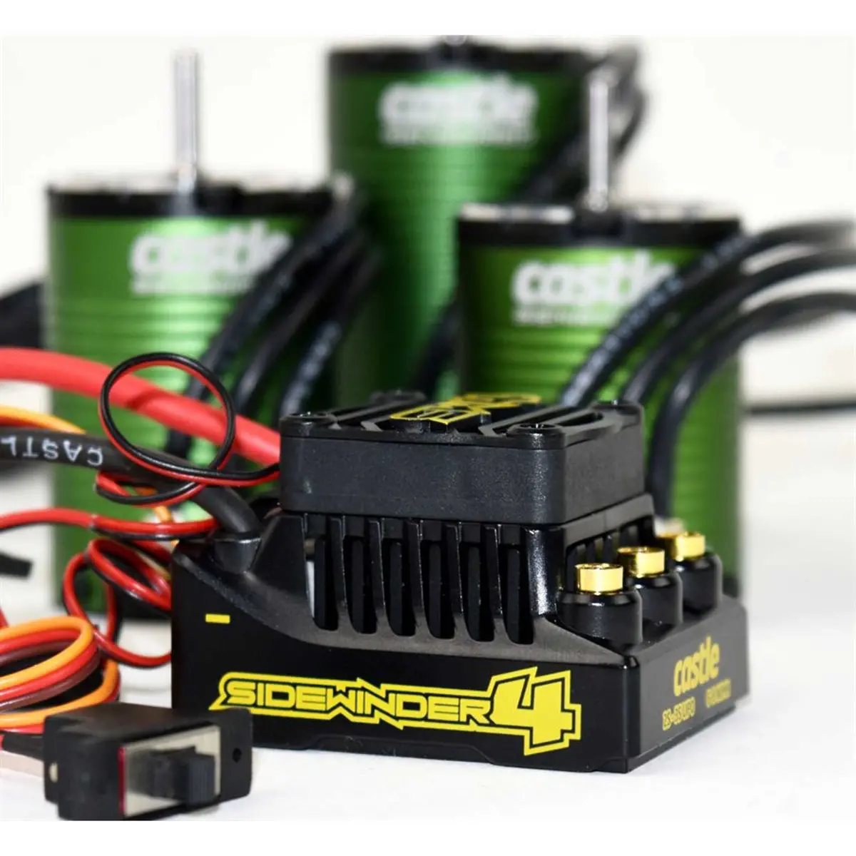 Castle Creations Sidewinder Sw4 Waterproof 1/10 Esc/Motor Combo W/1415 (2400Kv) Mt Edition 1