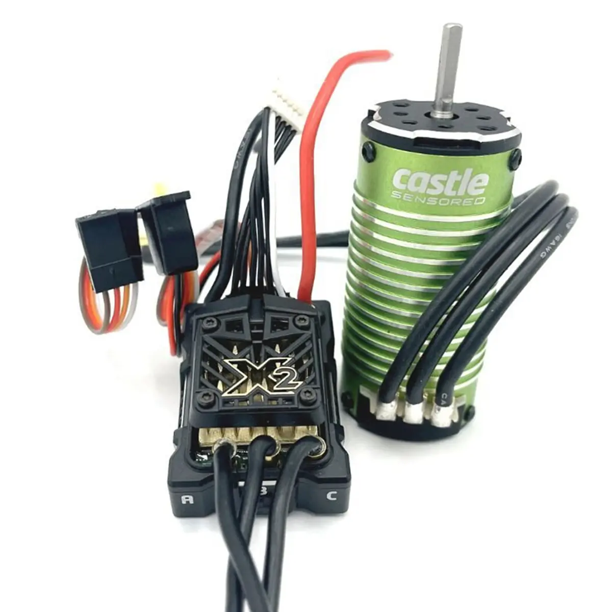 Castle Creations Mamba Micro X2 Waterproof 1/18Th Scale Sensored Brushless Combo (6350Kv) 1
