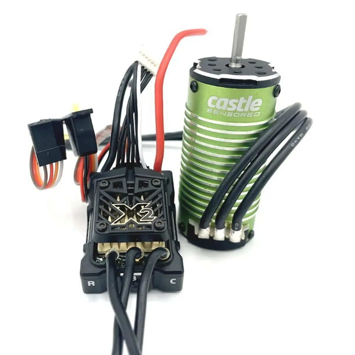 Castle Creations Mamba Micro X2 Waterproof 1/18Th Scale Sensored Brushless Combo (8450Kv) 1