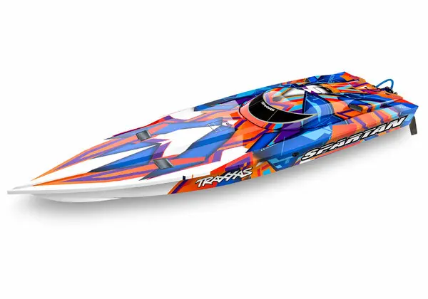 Traxxas Spartan High Performance Race Boat Rtr W/Tqi 2.4Ghz Radio, Tsm, Id & Castle Esc 3