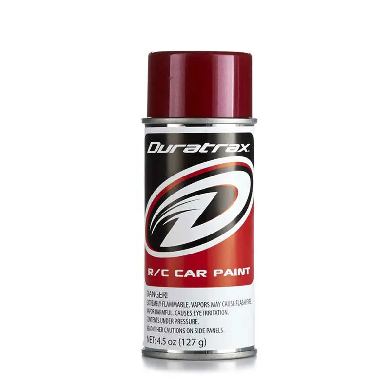 Duratrax Polycarb Spray (Metallic Red) (4.5Oz) 1