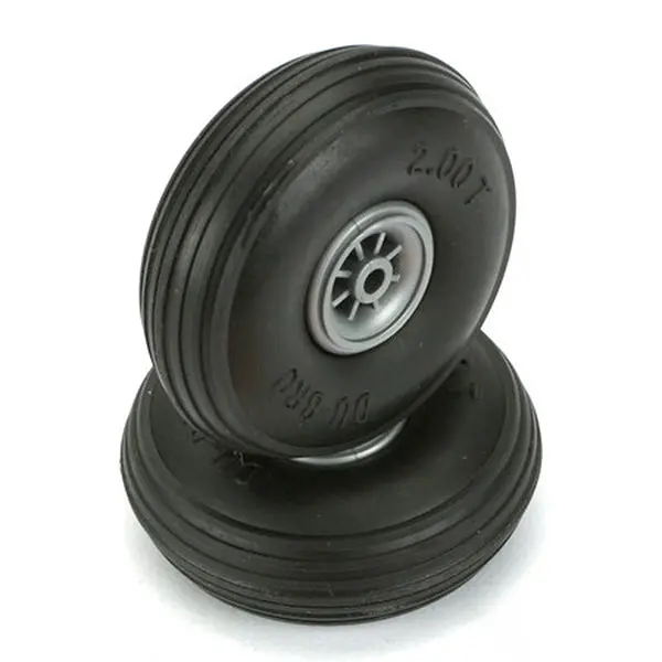 Dubro 2" Treaded Wheels (2) 1