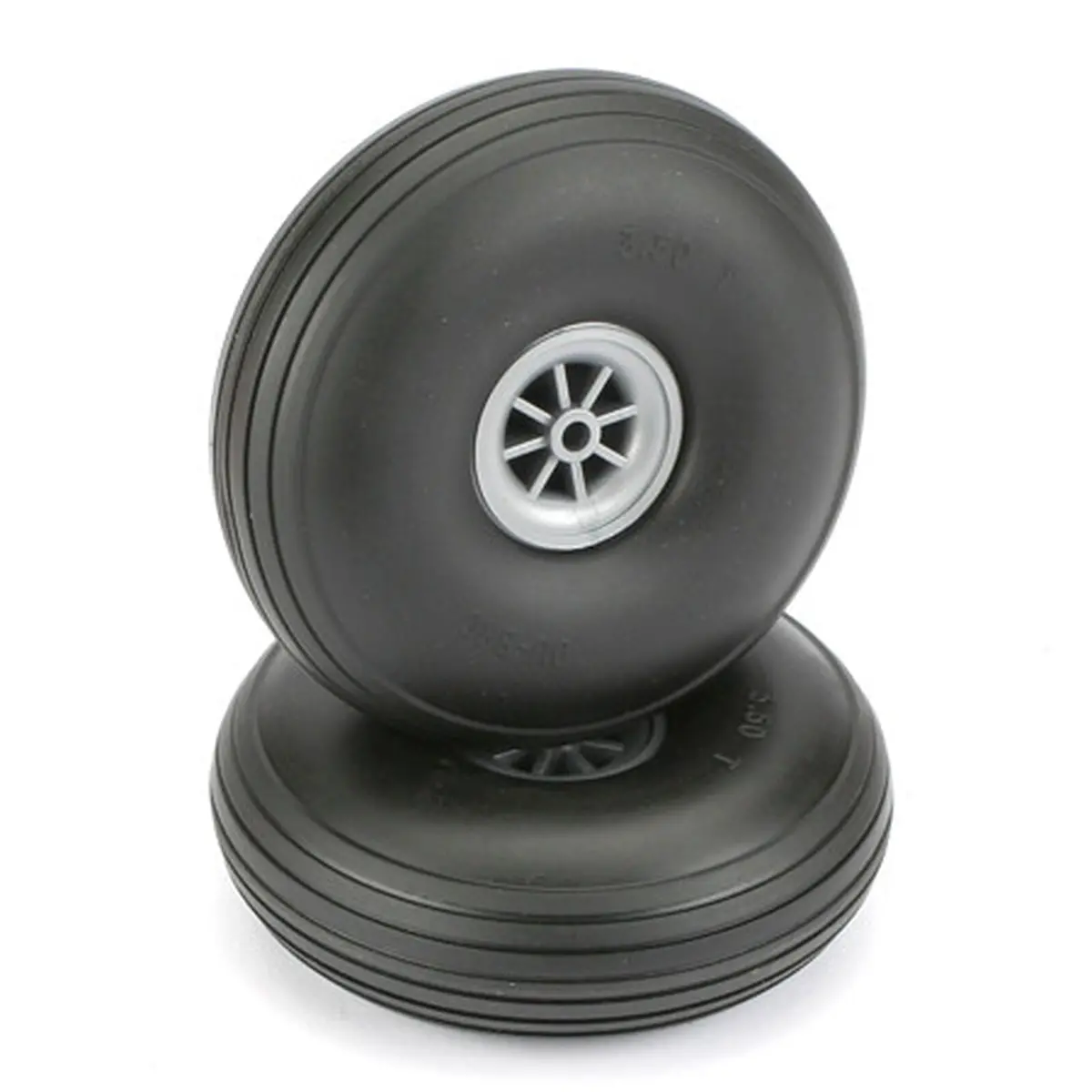 Dubro 3-1/2" Treaded Low Bounce Wheels (2) 1