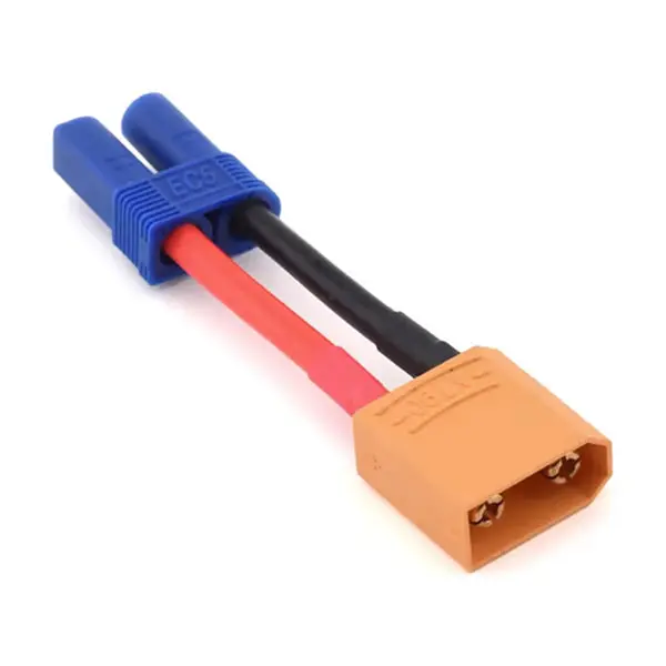 Dynamite Xt90 To Ec5 Connector Adapter (Xt90 Male To Ec5 Female) 1