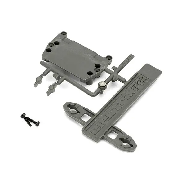 Ecx Rc Battery Hold Down & Esc Plate Set 1