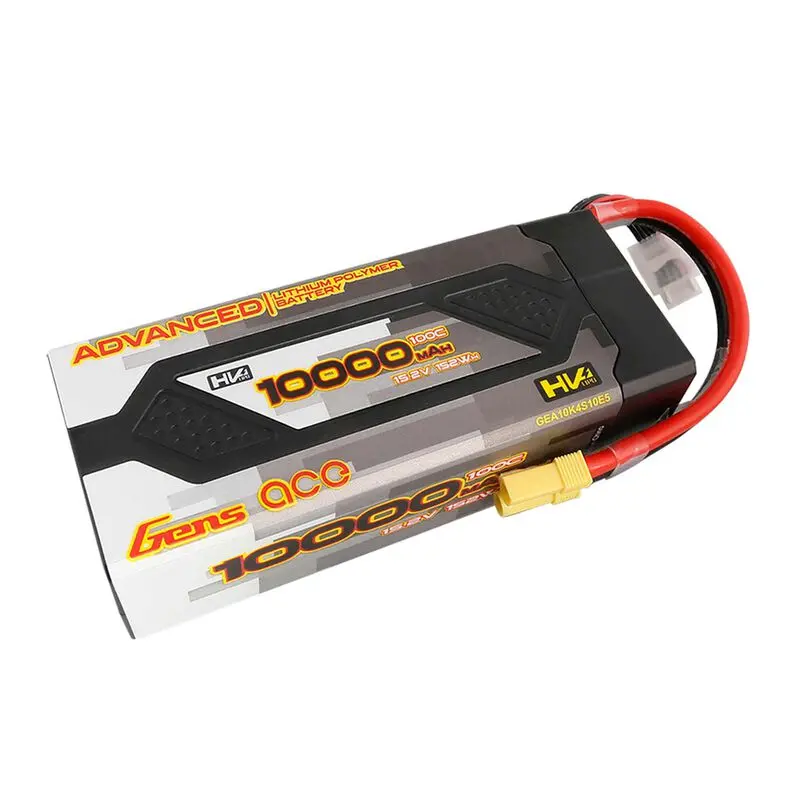 Gens Ace 4S Lihv Advanced Series Lipo Battery 100C (15.2V/10000Mah) W/Ec5 Connector 1