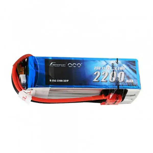 Gens Ace 3S Lipo 60C Battery (11.1V/2200Mah) W/T-Style Connector 1