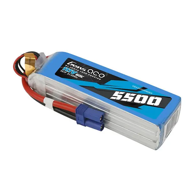Gens Ace 3S Lipo Battery 60C (11.1V/5500Mah) W/Ec5 Connector 1