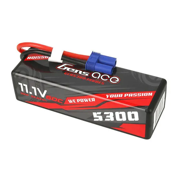 Gens Ace 3S Lipo Battery 60C (11.1V/5300Mah) W/Ec5 Connector 1