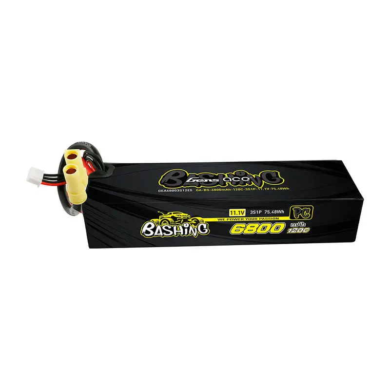 Gens Ace Bashing Pro 3S Lipo Battery Pack 120C (11.1V/6800Mah) W/Ec5 Connector 1