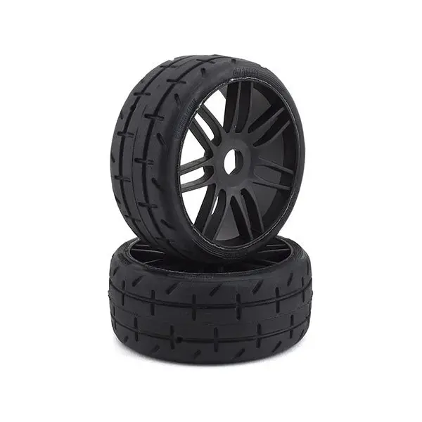 Grp Gt - To1 Revo Belted Pre-Mounted 1/8 Buggy Tires (Black) (2) (S1) W/17Mm Hex 1