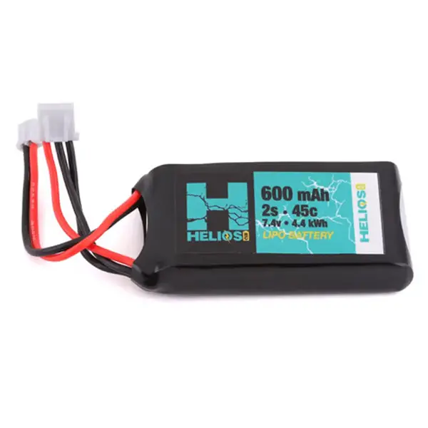 Helios Rc 2S 45C Lipo Battery W/Ph2.0 Connector (7.4V/600Mah) 1