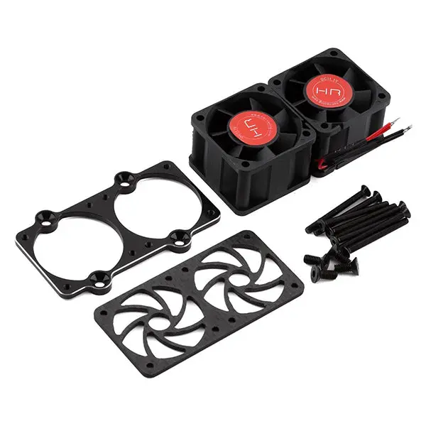 Hot Racing Kraton/Outcast 8S Twin 40Mm Twister Motor Cooling Fan Kit (11.1V) 1