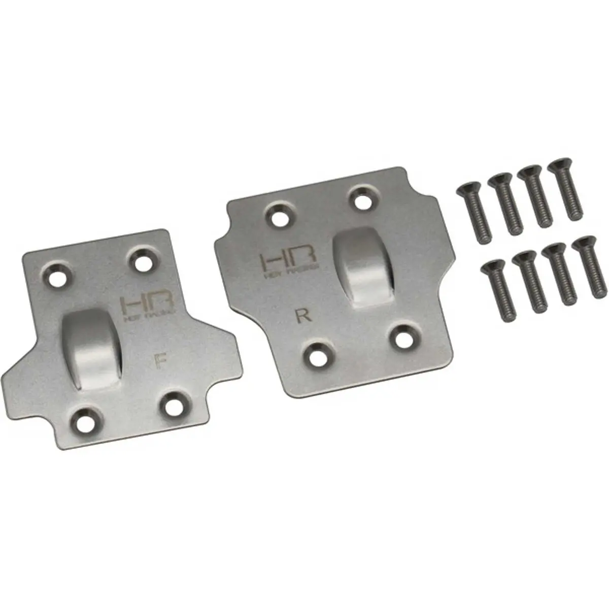 Hot Racing Stainless Steel Skid Plate Set: Arrma 1/8 Blx 1