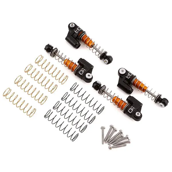 Hot Racing Axial Scx24 Aluminum Threaded Oil Emulsion Shocks (4) 1