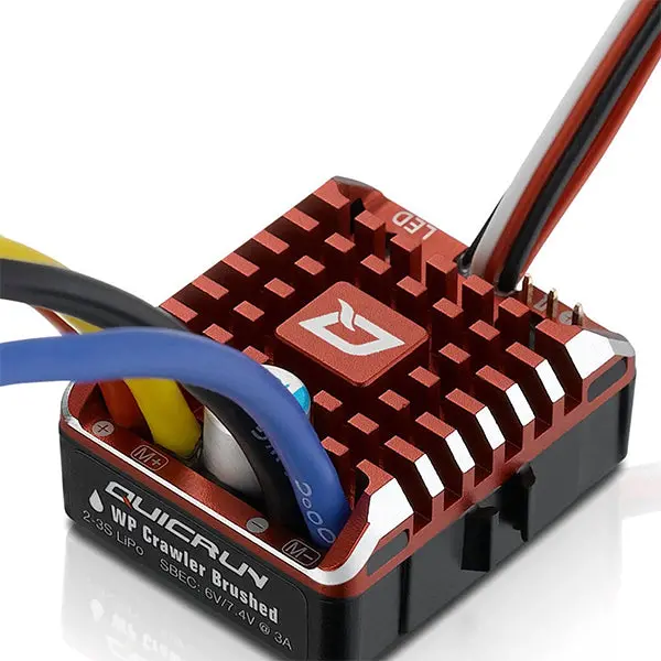 Hobbywing Quicrun Wp 1080 Brushed Esc (2-3S) For Rock Crawler 1