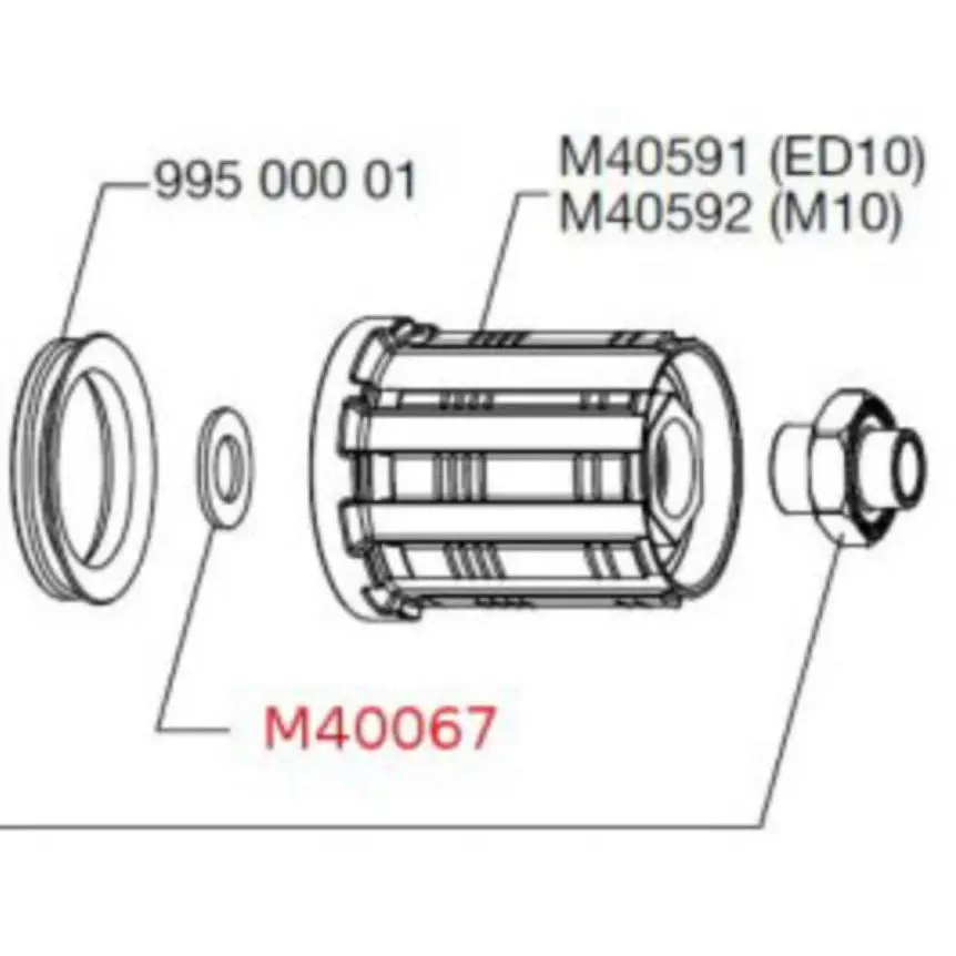 Mavic Freehub Spacer - M40067 1