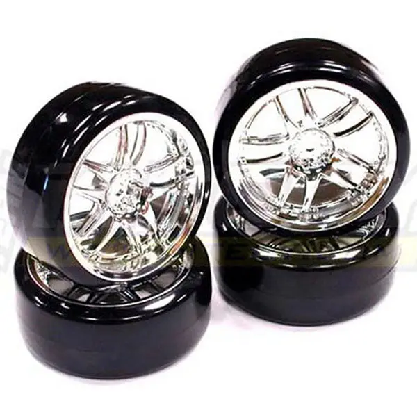 Integy Type3 Complete Wheel/Tire Set(4): Drift 1