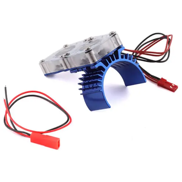 Team Integy Slash 4X4 Motor Heatsink W/Twin Fan (Blue) 1