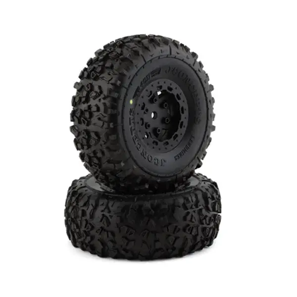 Jconcepts Traxxas Udr Pre-Mounted Landmines Tires W/Tremor Wheels (Black) (2) (Yellow) W/17Mm Hex 1