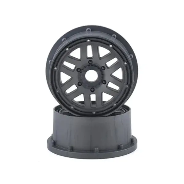 Losi 5Ive-T 1/5 Short Course Truck Beadlock Wheels (Grey) (2) 1