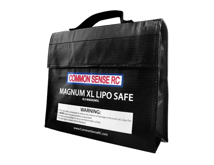 Common Sense Rc Magnum Xl Lipo Safe Charging/Storage Bag (9.5 X 7 X 2.25") 1