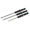 Mip Speed Tip™ Hex Driver Wrench Set Gen 2, Sae, Standard (3), 1/16", 5/64", & 3/32" 1