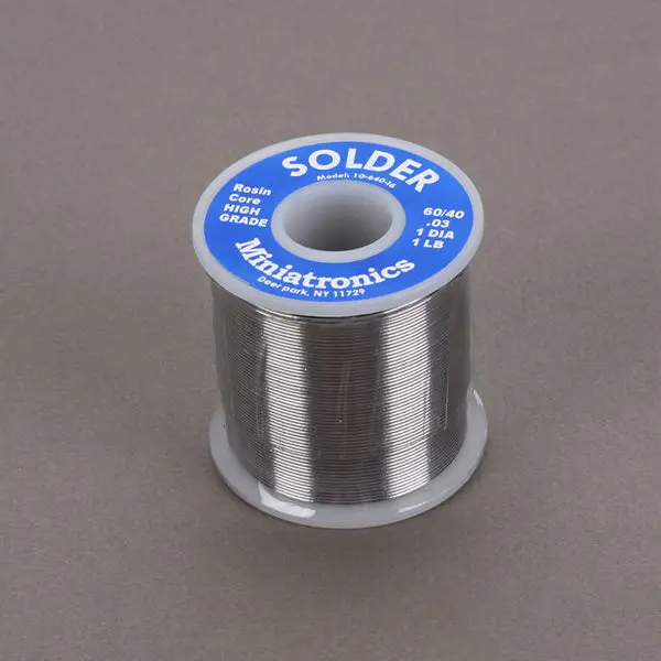 Miniatronics Rosin Core Solder 60/40 (1Lb) 1