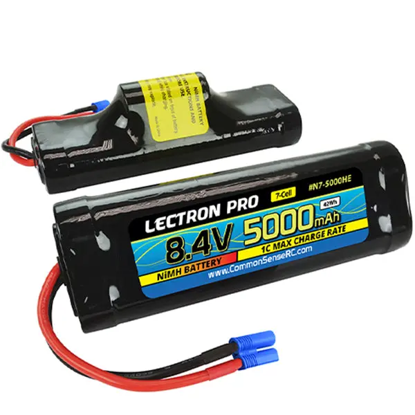Common Sense Rc Lectron Pro Nimh 8.4V (7-Cell) 5000Mah Hump Pack With Ec3 Connector 1