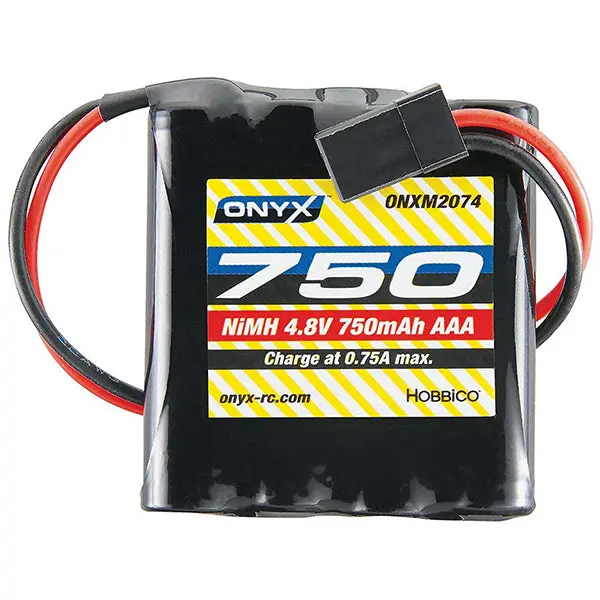 Onyx 4-Cell Aaa Flat Nimh Receiver Battery (4.8V/750Mah) 1