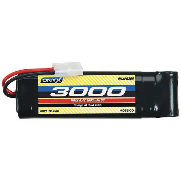 Onyx 8.4V 3000Mah 7-Cell Sub-C Stick Nimh Battery: Tamiya Connector 1