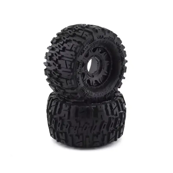 Pro-Line Trencher 2.8" Tires W/Raid 6X30 Wheels (2) (M2) (Black) W/Removable Hex 1