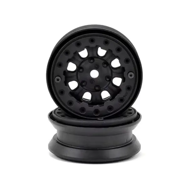 Pro-Line Denali 1.9" Bead Loc Rock Crawler Wheels (2) (Black/Black) 1