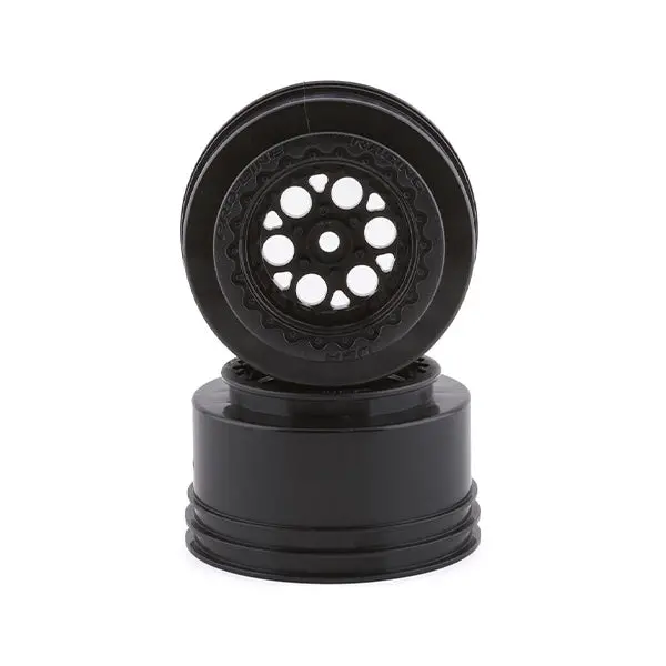 Pro-Line Showtime+ Wide Drag Spec Rear Drag Racing Wheels (2) W/12Mm Hex (Black) 1