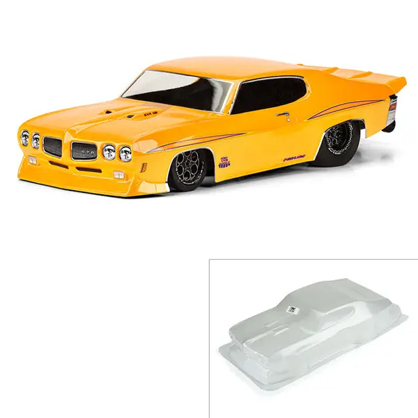 Pro-Line 1970 Pontiac Gto Judge 1/10 No Prep Drag Racing Body (Clear) 1