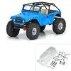 Pto-Line 1979 Toyota Land Cruiser Fj40 Clear Body With Trail Cage & Scale Molded Accessories For 12.3"" (313Mm) Wheelbase Scale Crawlers 1