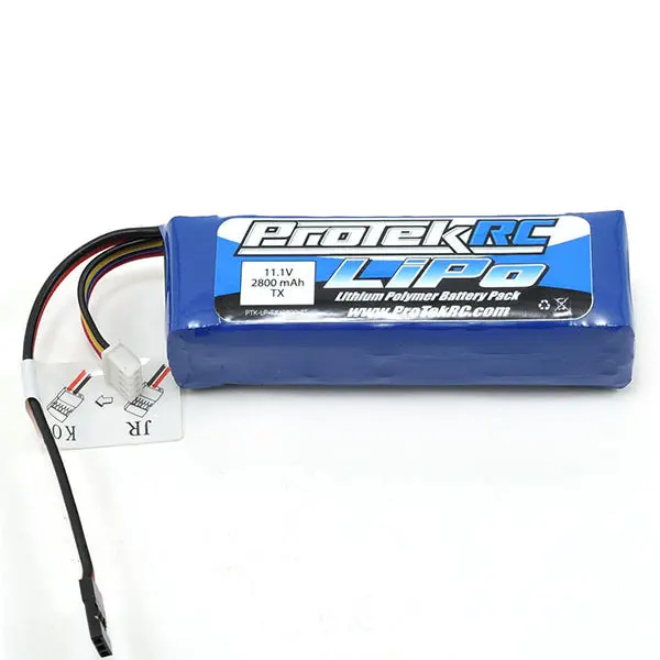 Protek Rc Lipo Transmitter Battery (11.1V/2800Mah) (Futaba/Jr/Spektrum/Ko) 1